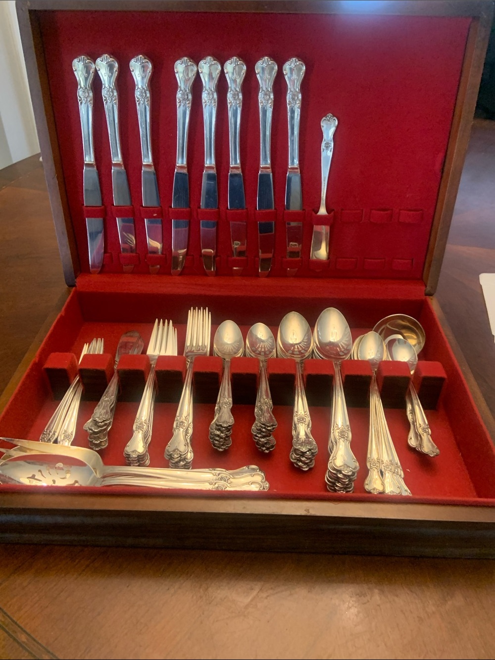 Old Company 1950’s silver plate   Stamped with initial M